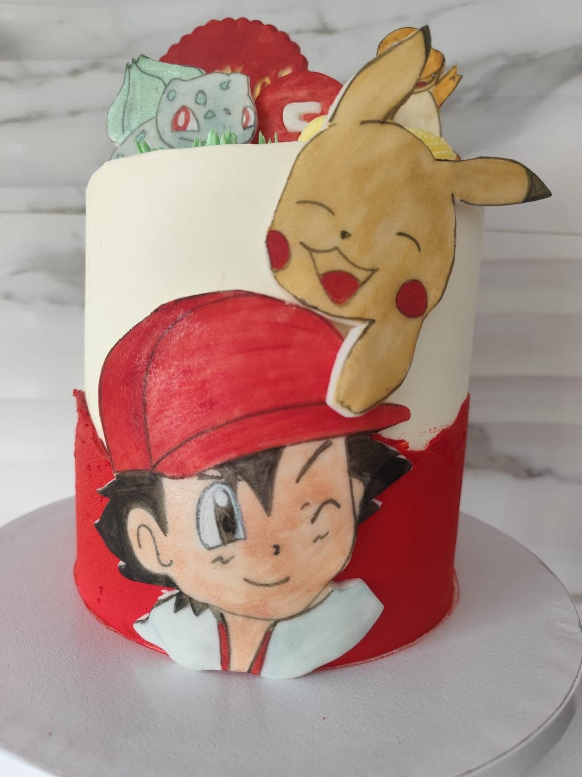 Bolo pintado à mão 5