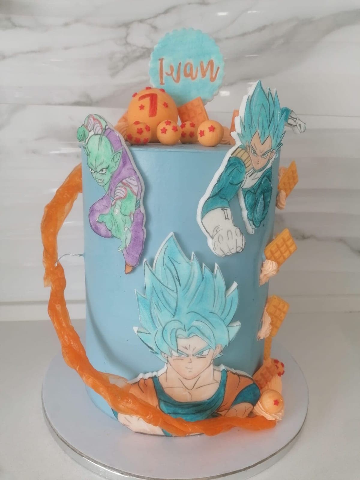 Bolo pintado à mão 15